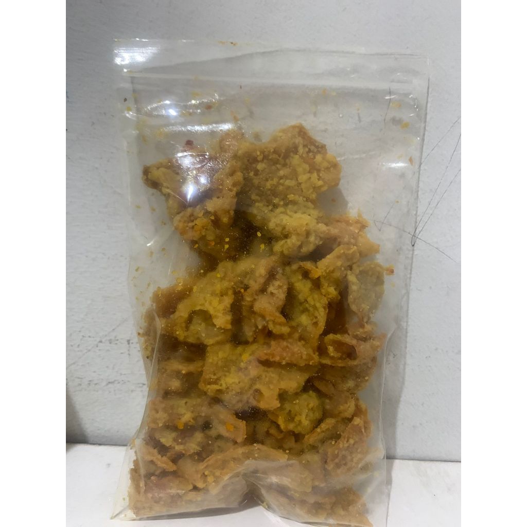 

Kulit Ayam Crispy Pedas Daun Jeruk/Kulit Ayam Crispy Original 250 Gr