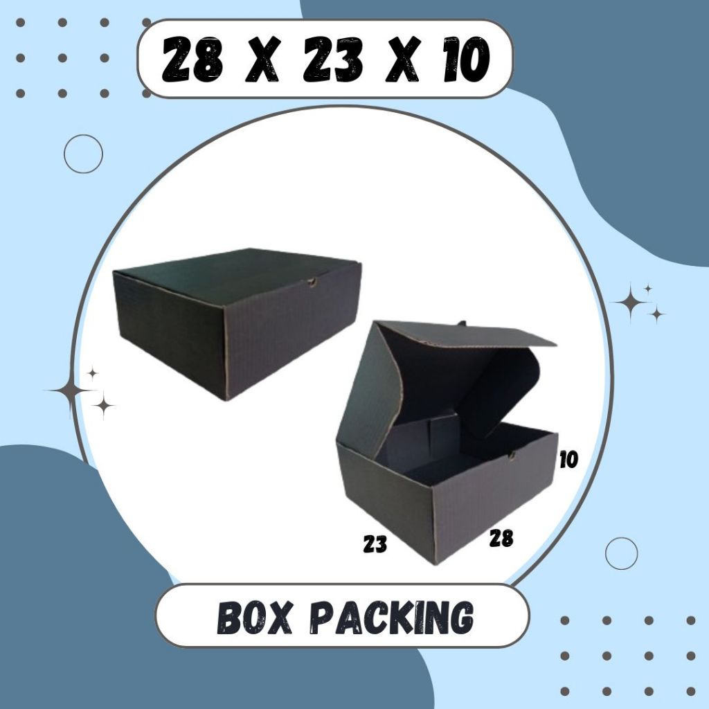 

Kardus 28x23x10 LD Box Hampers Packing Kotak Kemasan Karton Souvenir Dus Sparepart Minyak Wangi Kosmetik