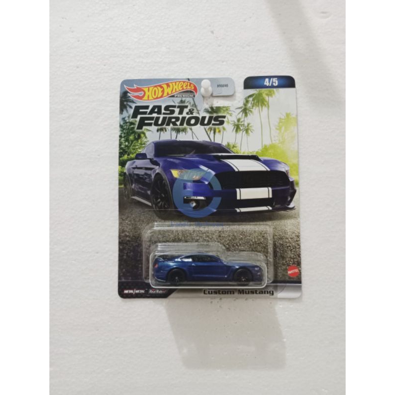 Hotwheels Premium Fast and Furious Custom Mustang