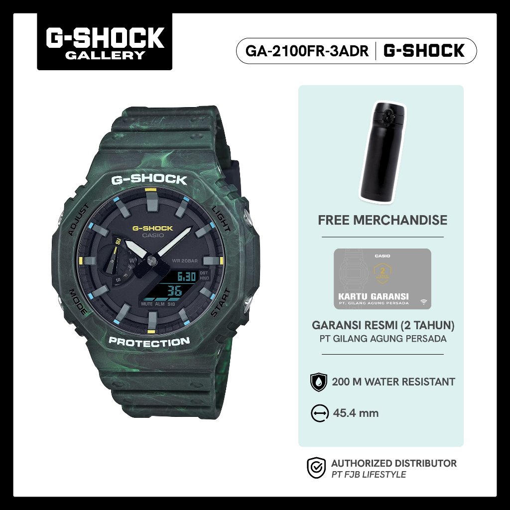 G-Shock Jam Tangan Wanita Analog Digital GA-2100FR-3ADR