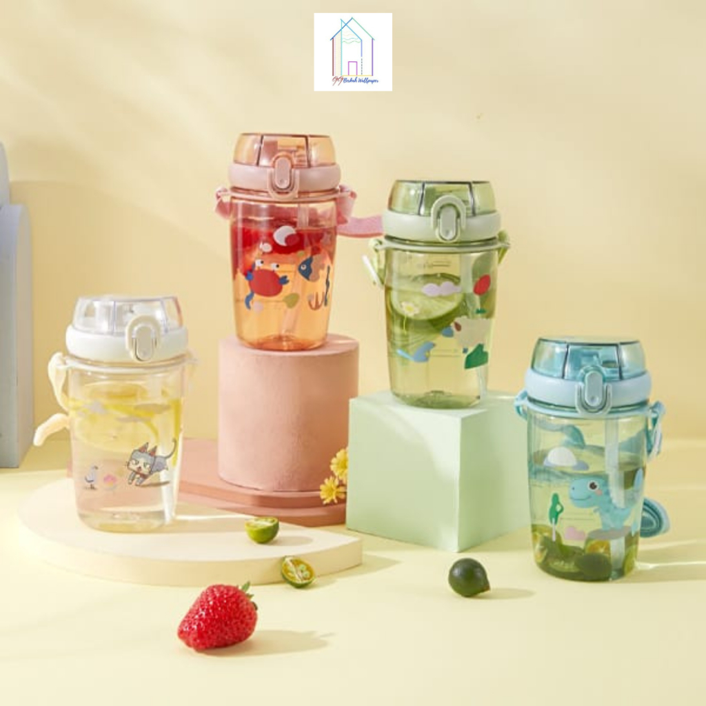 BONBOX Botol Minum Anak 2 Liter 550ML 650ML BKL40102 Tumbrl minum tempat bekal minum karakter viral 