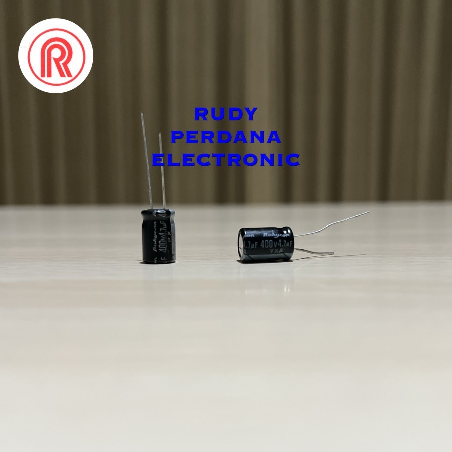 KAPASITOR ELCO ELKO 4.7UF 400V 4.7 UF 400 VOLT