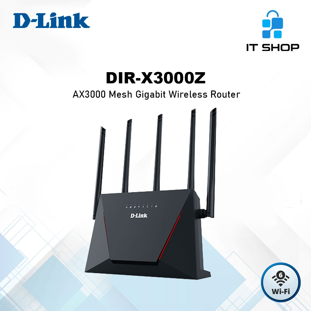 D-Link DIR X3000Z AX3000 Mesh Gigabit Wireless Router