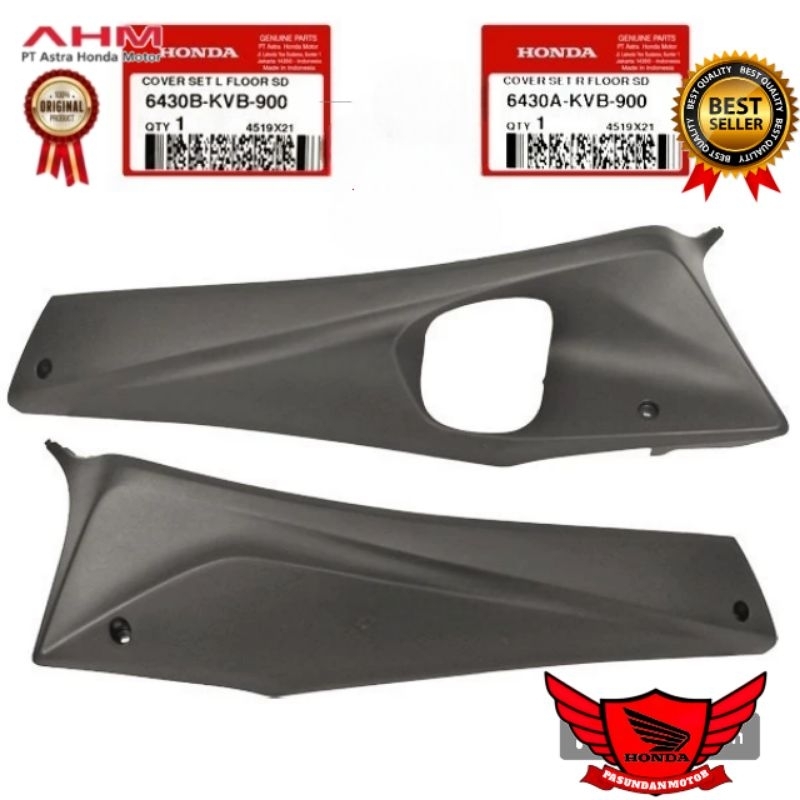 6430A-KVB-900 6430B-KVB-900 Cover dek bawah samping pijakan kaki kanan kiri Vario 110 cw karbu origi