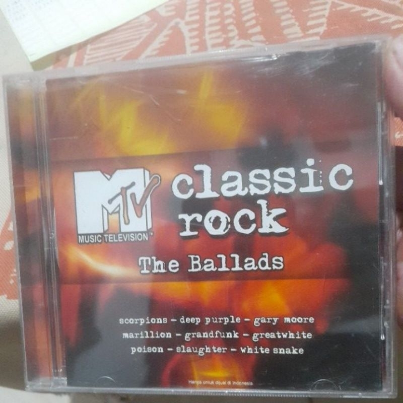 cd musik mtv classinc rock the ballads (CD243)