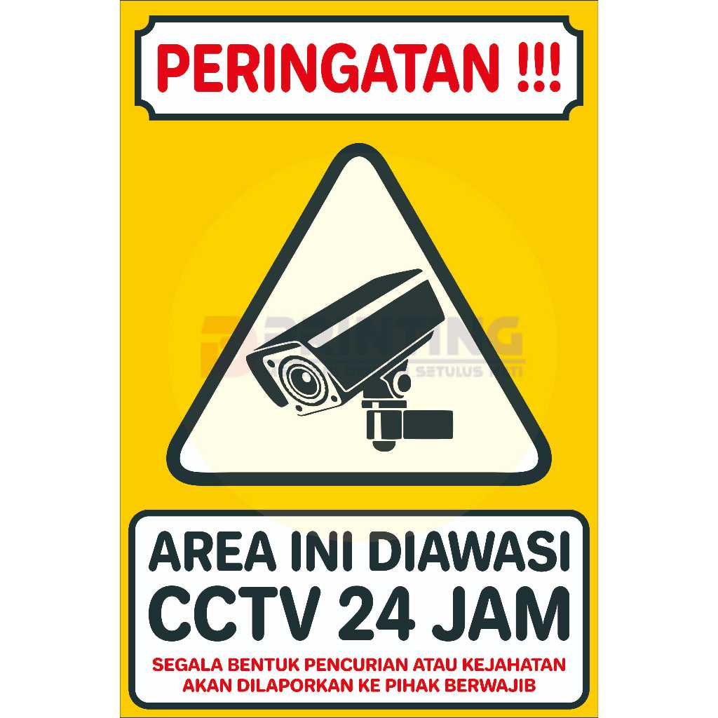

STIKER PRINGATAN CCTV 24 JAM