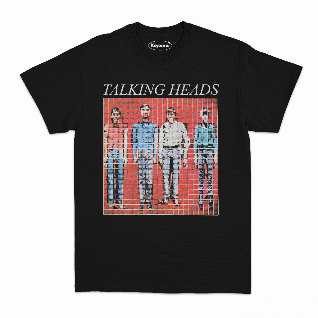 T-shirt TALKING HEADS - PIXEL | Kaos Band Talking Heads