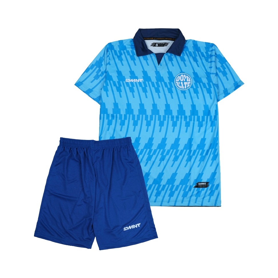 KODE H37X DMNT Jersey Setelan Futsal Sepakbola Rivelino Blue Crimson