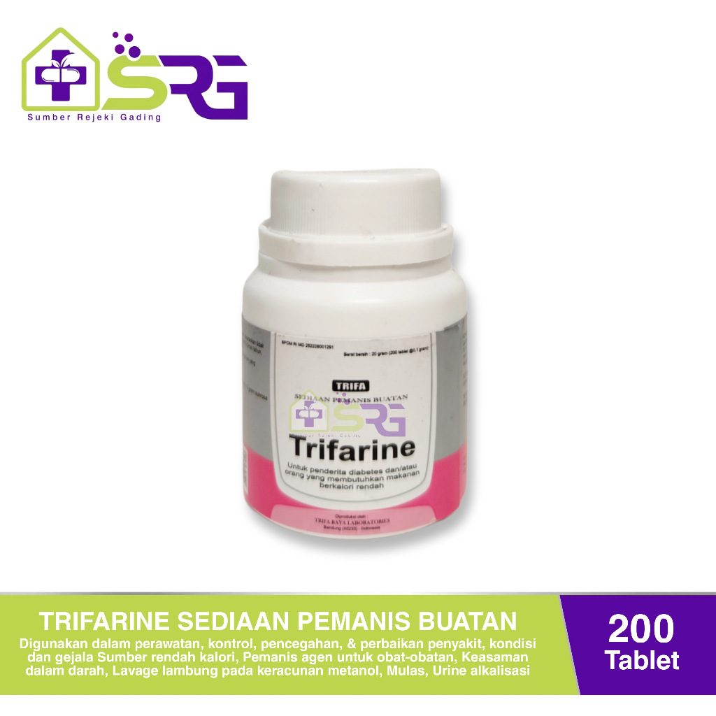 Trifarine Sediaan Pemanis Buatan - 200 Tablet