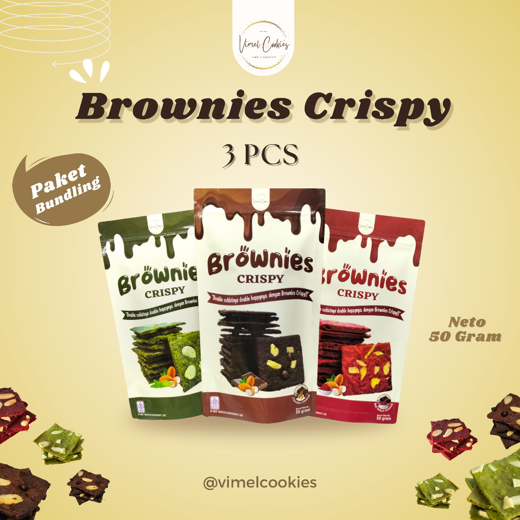 

PAKET RESELLER BROWNIES CRISPY MIX 30 PCS (50 GRAM)