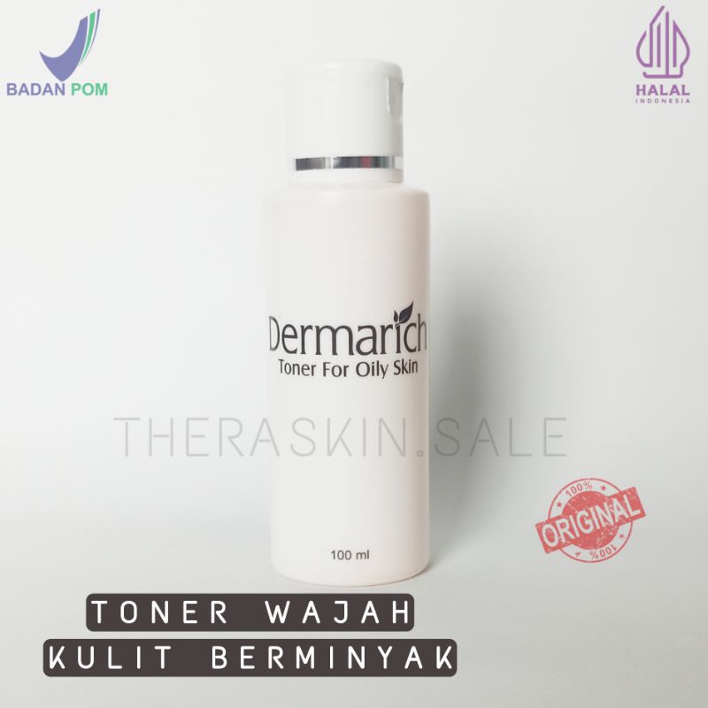Dermarich Toner Oil / Skincare / Berminyak / Anti aging / Pencerah / Glowing / BPOM / Original / Pro
