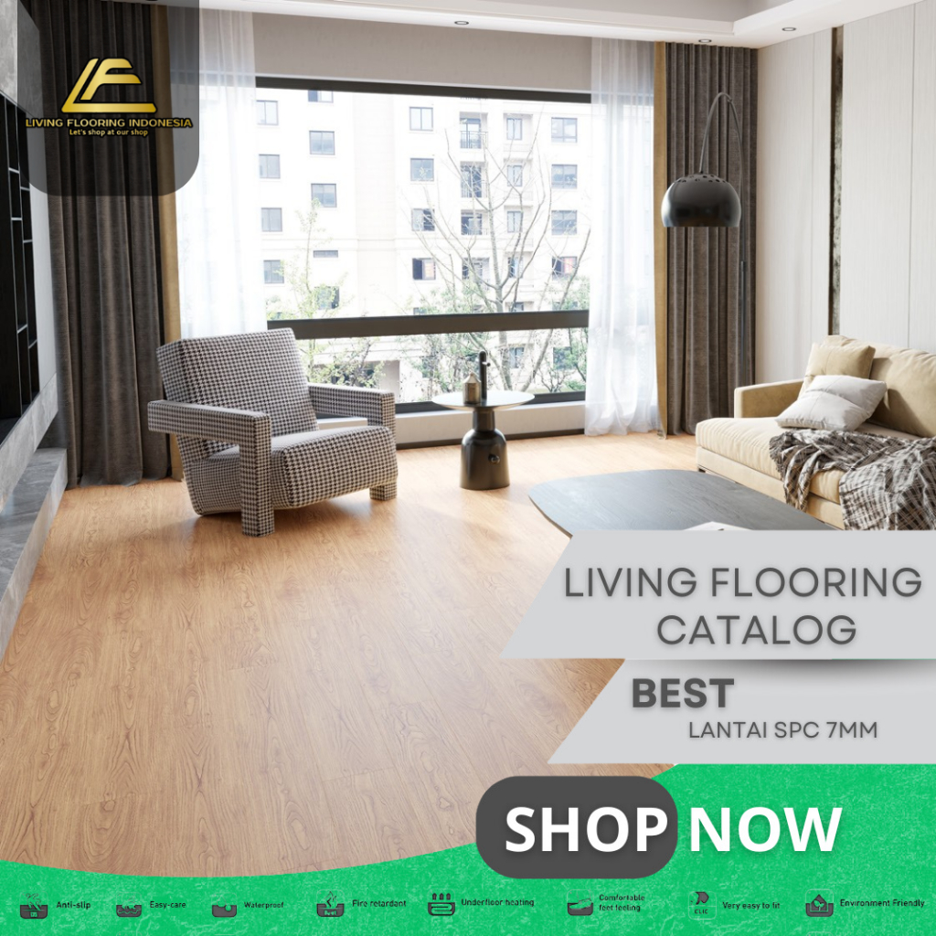 Lantai SPC Daneson Douglas 7mm | Lantai Vinyl Motif Kayu