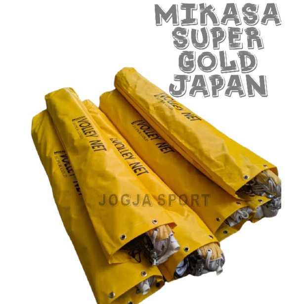 KODE J19I NET VOLLY NET VOLI MIKASA SUPER GOLD GRADE A SELINK BAJA 5MM
