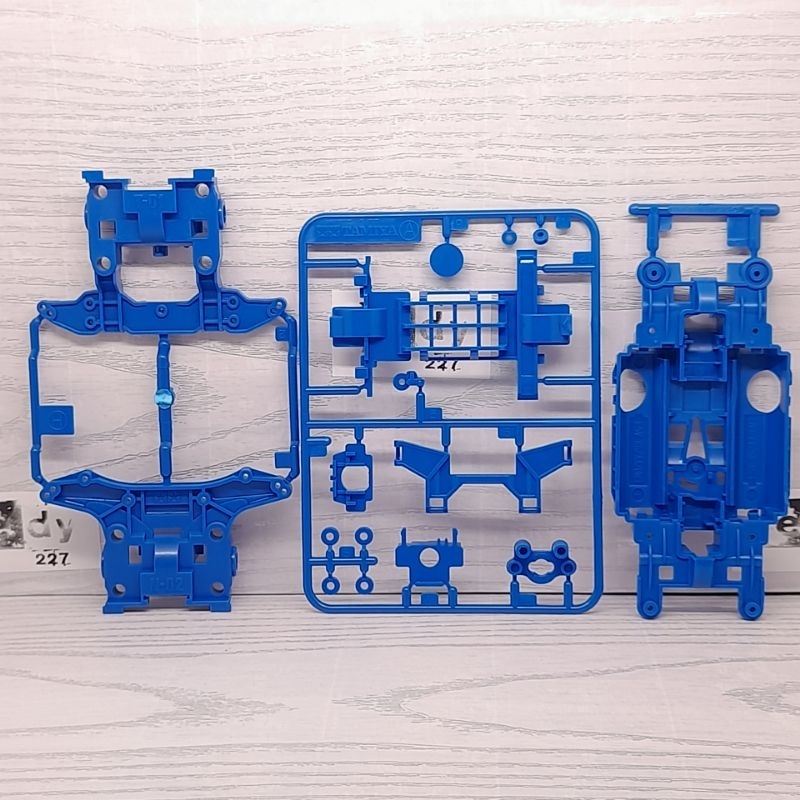 Tamiya MS Pro Chassis Set Blue/Biru Original