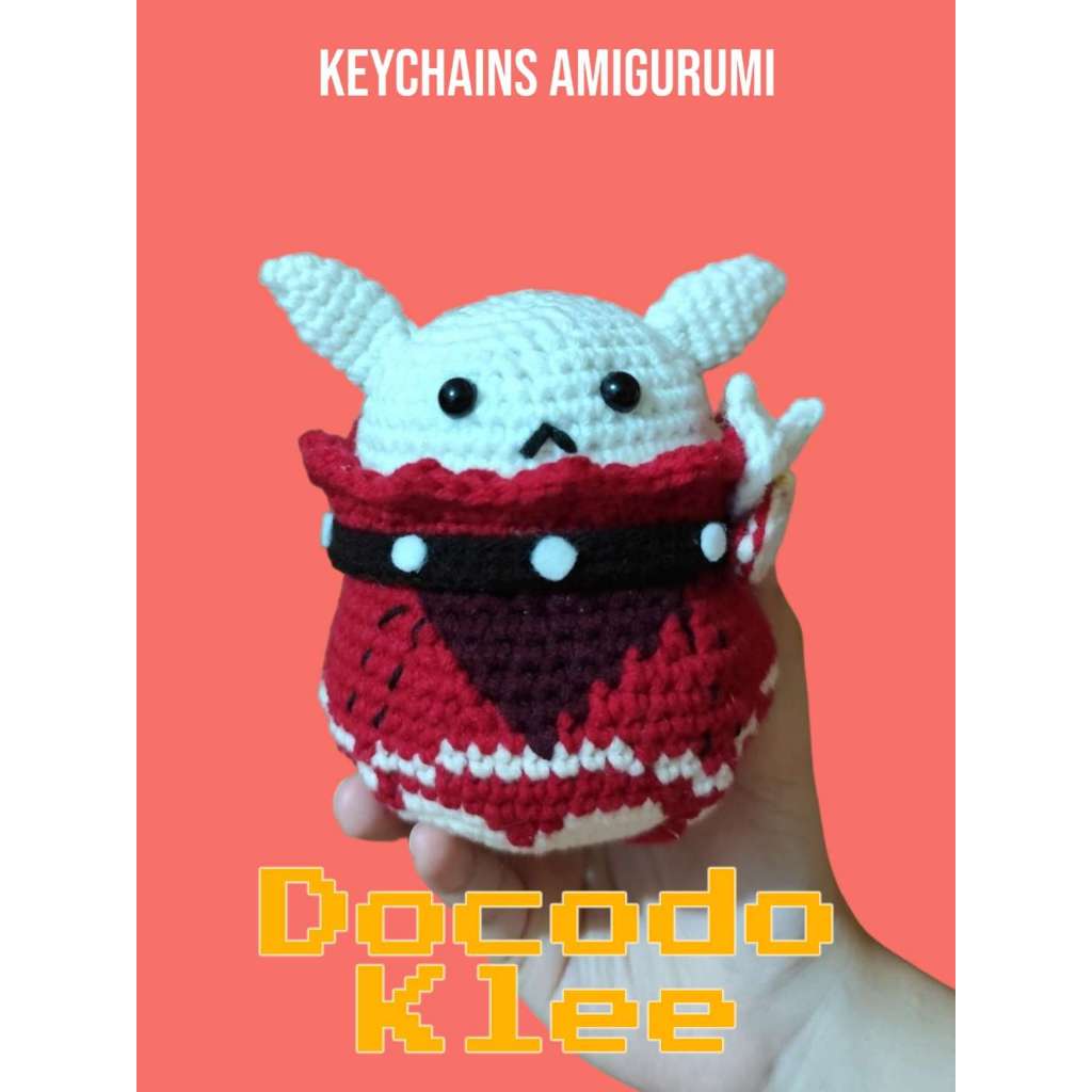 Boneka Rajut Docodo Klee Genshin Impact