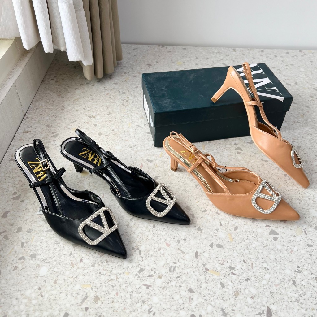 Z91117 SEPATU HEELS WANITA ZARA ORIGINAL