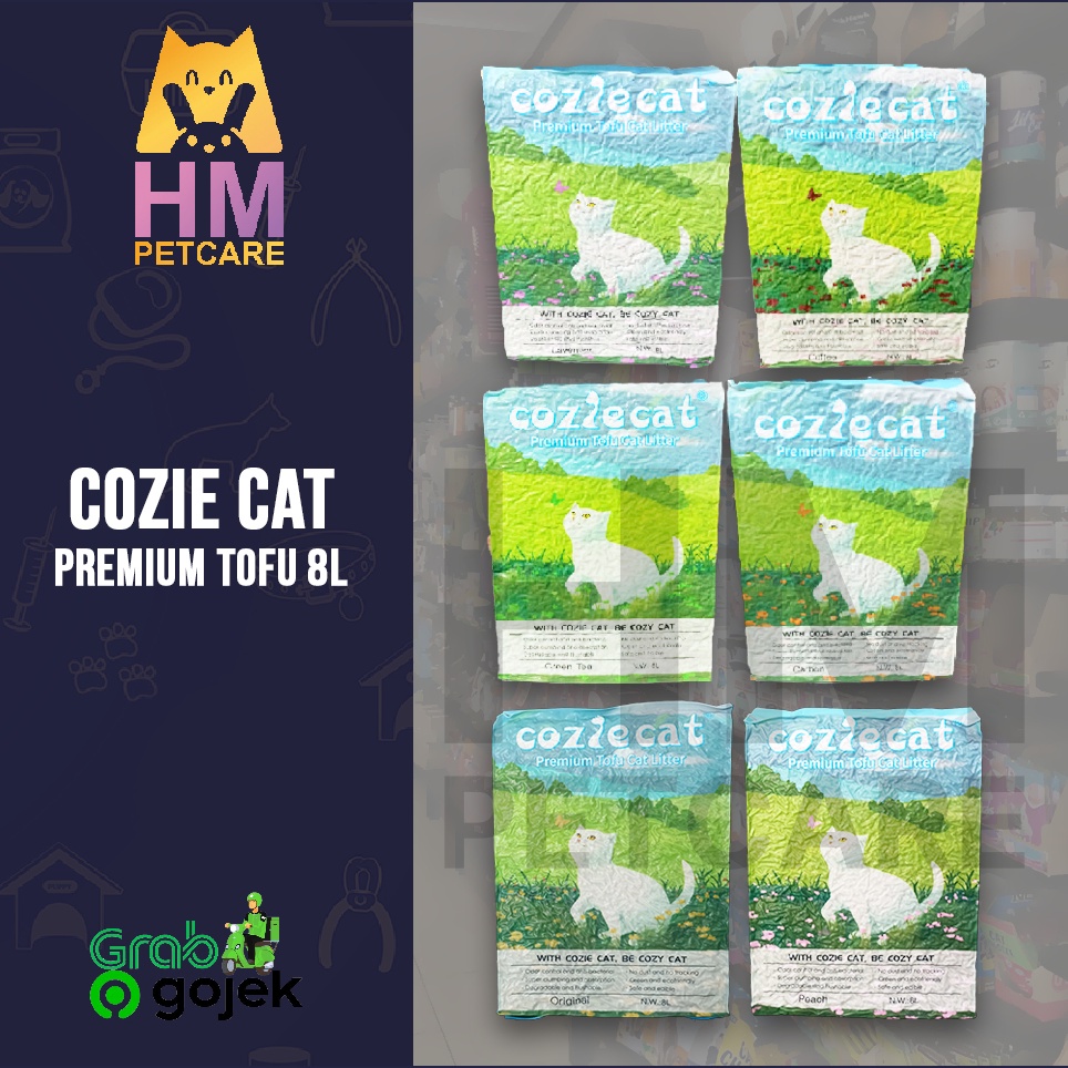 Bagus Banget COZIE CAT Pasir Soya Tofu 8 Liter Cozie Cat Premium Tofu Soya 8L