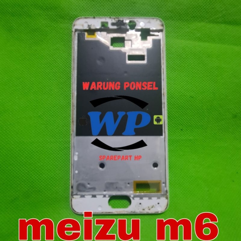 FRAME LCD DUDUKAN LCD BEZZEL MEIZU M6 ORI COPOTAN NORMAL