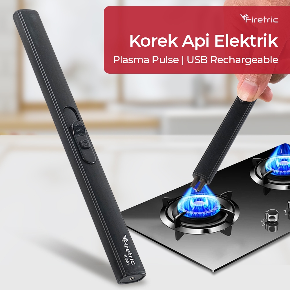 Korek Api Elektrik Plasma Pulse Lighter USB Rechargeable - JL861