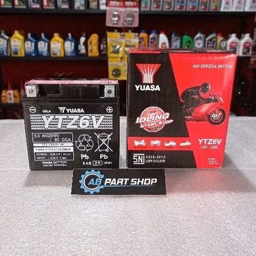 AKI Kering Yuasa YTZ6V Original aki vario 125 vario 150 genio iss yuasa