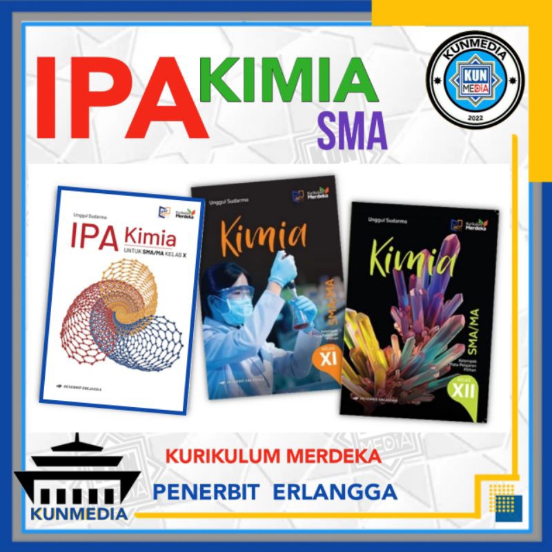 BUKU IPA KIMIA SMA KELAS 10 11 12 SMA KURIKULUM MERDEKA ERLANGGA VKM