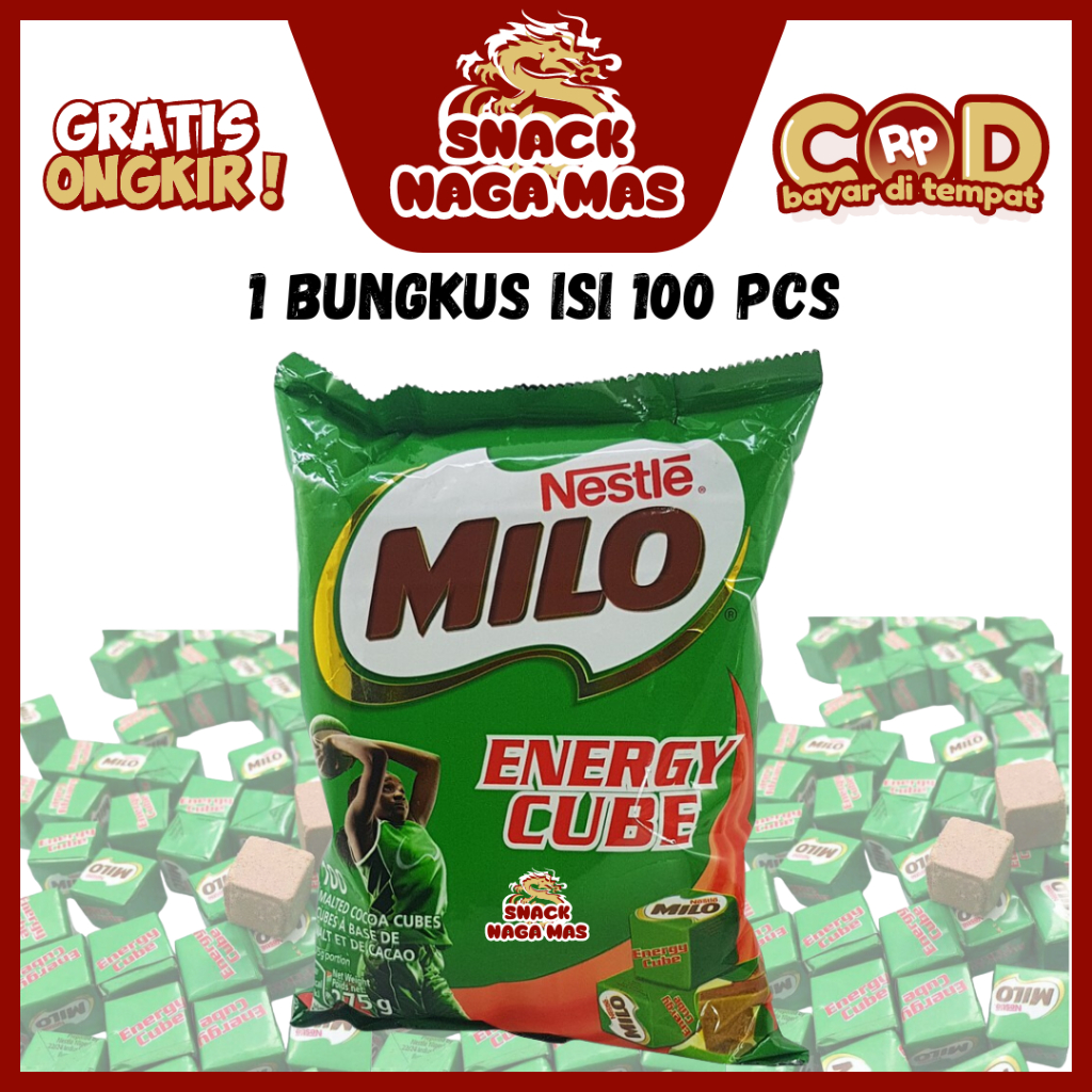 

MILO CUBE ISI 100 IMPOR / milo cube 100 / milo cubes energy/ Milo cube isi 100 [1 bungkus isi 100]