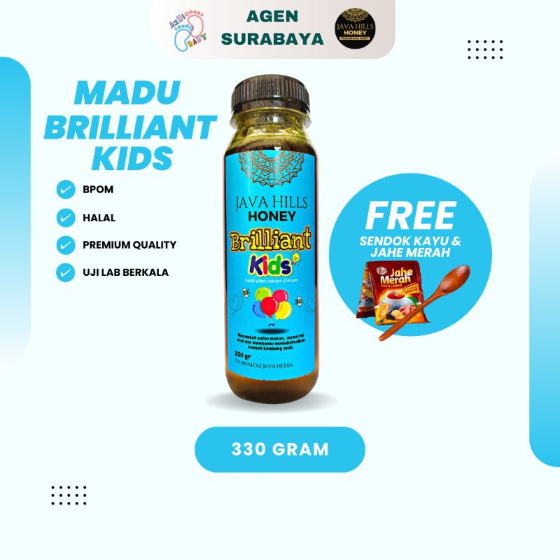 

MADU BRILLIANT/ PENAMBAH NAFSU MAKAN/ TUMBUH KEMBANG ANAK 320GR❤️100% ASLI