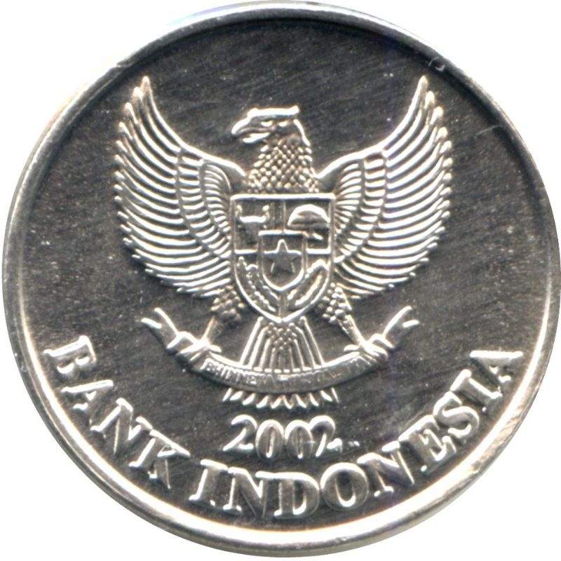 50 rupiah kepodang tahun 2002 GRESS BARU ASLI