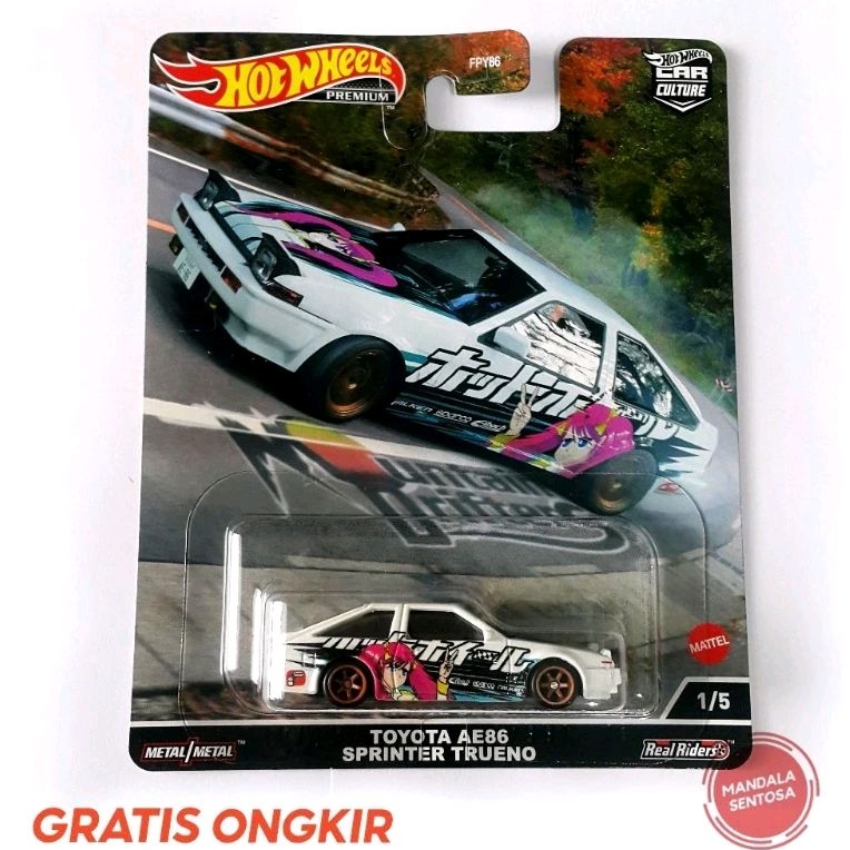 Hotwheels Premium Toyota AE 86 Sprinter