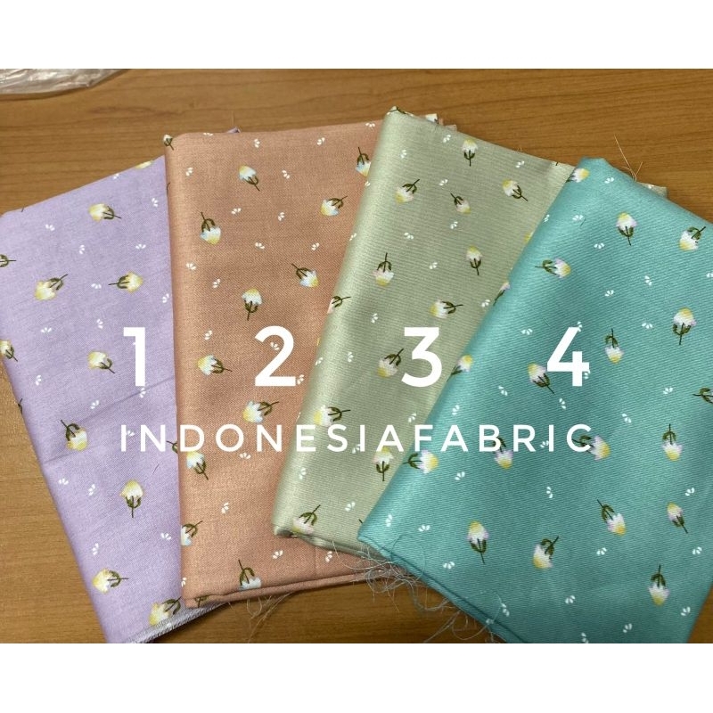 Kain Katun Jepang motif KJ427 tokai senko ori japan design bahan gamis tunik mukena daster homedress