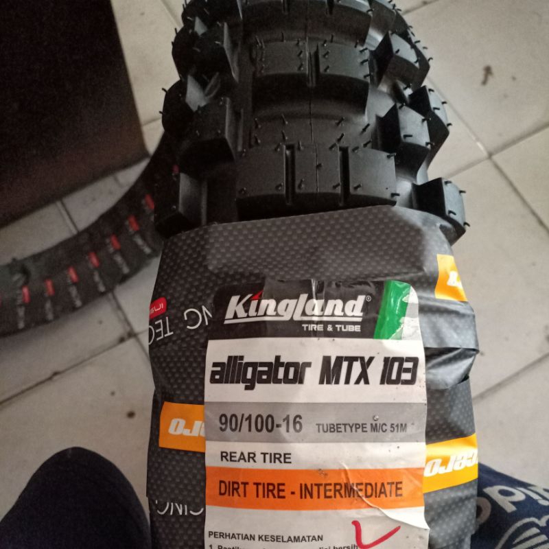 ban trail kingland ring 16 ukuran 90-100/16