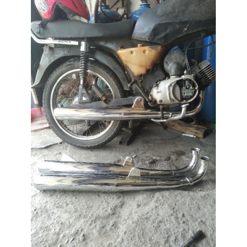 KNALPOT STANDARD RACING A100 KNALPOT A100 KNALPOT A100 CHROME KNALPOT A100 STANDARD RACING CHROME