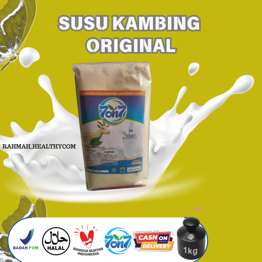 

Susu Kambing Bubuk Rasa Original 1000gr BPOM