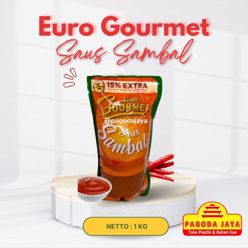 

Euro Gourmet Saus Sambal 1kg / Euro Gourmet Saus Sambal 500gr