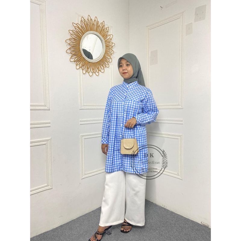 KALEAOUTFIT - KINKA BLOUSE - ATASAN WANITA JUMBO TERMURAH - BAJU REMAJA KEKINIAN - KOREAN STYLE BARU