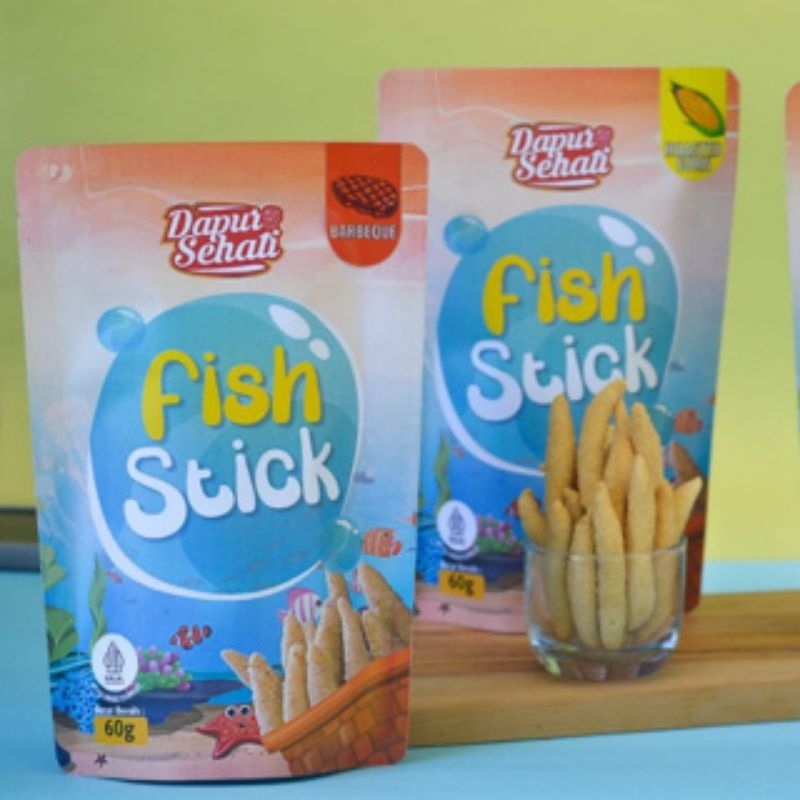 

Dapur Sehati Fish Stick Stick Ikan Cemilan Anak Sehat Snack MPASI 60gr