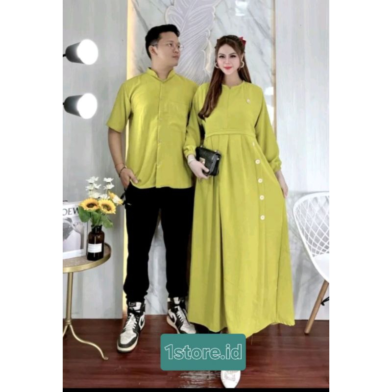 LONGDRESS GAMIS COUPLE KOKO#longdress gamis couple koko