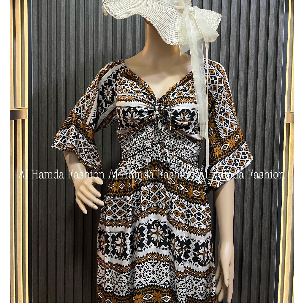 [BISA COD] Dress sultan terbaru / Daster rayon murah / Dress kekinian / Dres panjang lengan rumbay