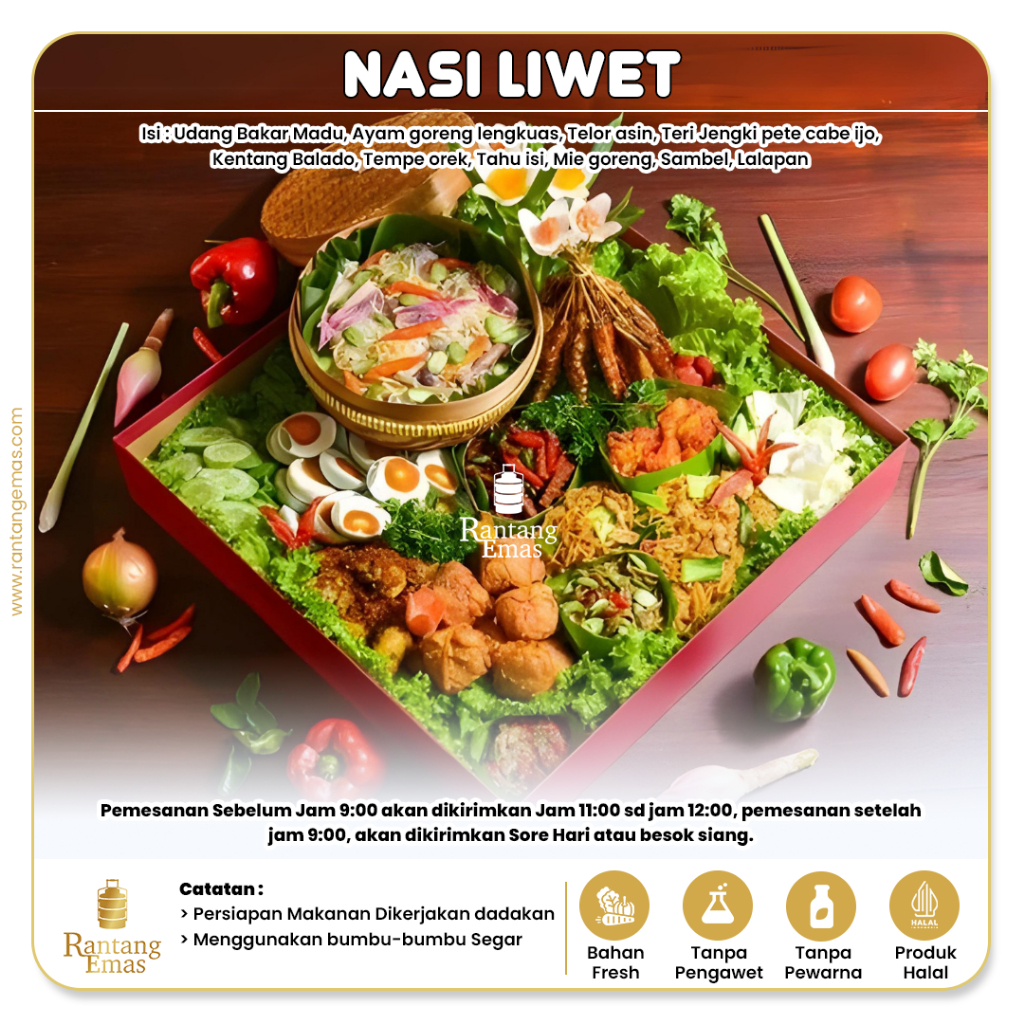 

Catering Nasi Liwet Paket Makanan Rumahan Sayur Nasi Lauk Tasyakuran Hajatan Praktis Enak Murah Siap Saji