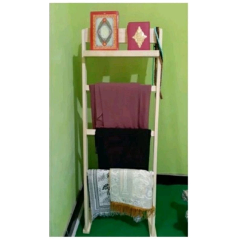 Ladder hanger/Rak sajadah/Rak mukenah