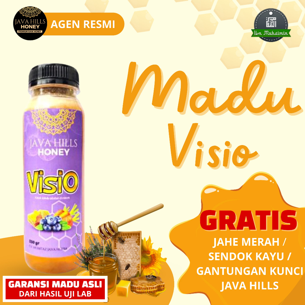 

JAVA HILLS HONEY MADU VISIO | JAVA HILLS MADU UNTUK MATA MENGATASI MATA MINUS,KATARAK DAN MENYEHATKAN MATA 320GR