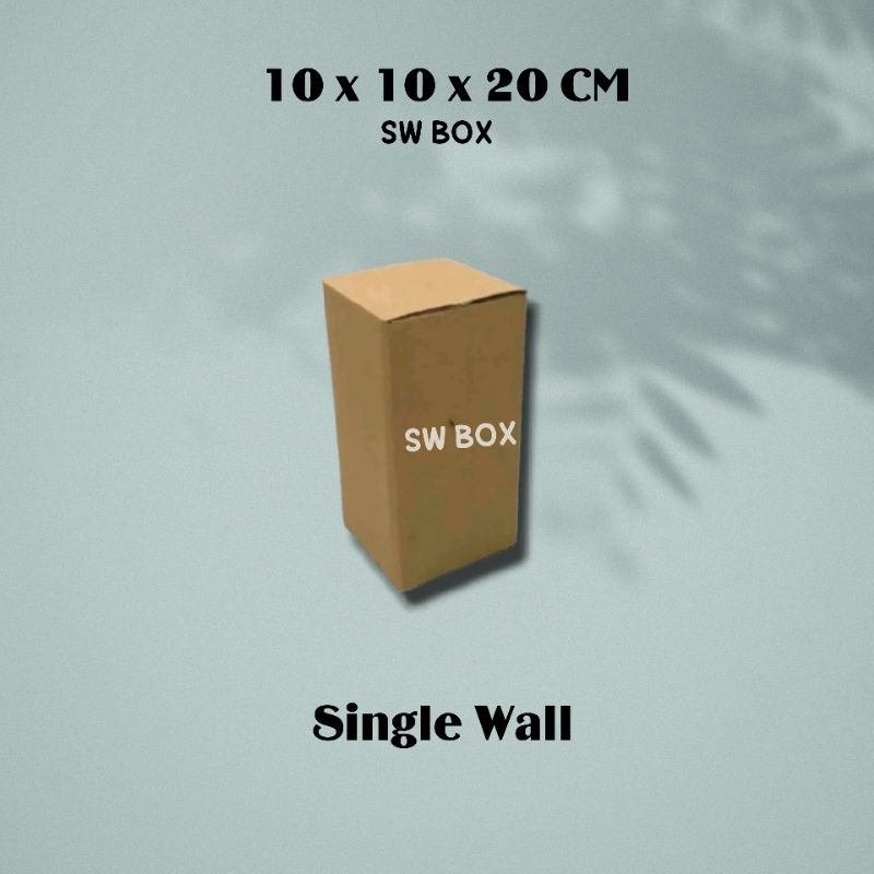 

Kardus Ukuran 10x10x20 CM Box untuk packing ST