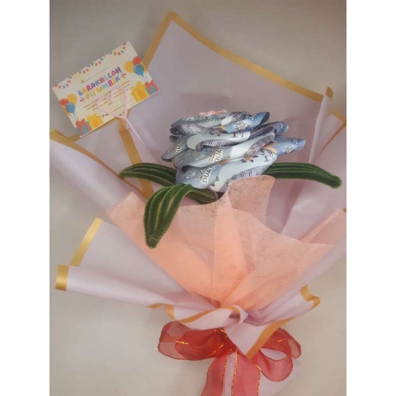 buket uang/ buket bunga /buket snack/money cake bisa request