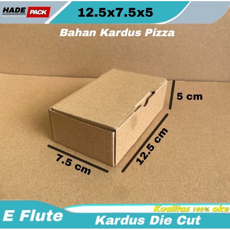 

Kardus uk. 12,5x7,5x5 Cm Kardus Packing Corrugated box Kotak suvenir Box Packing peking paking box pizza e flute Single Wall