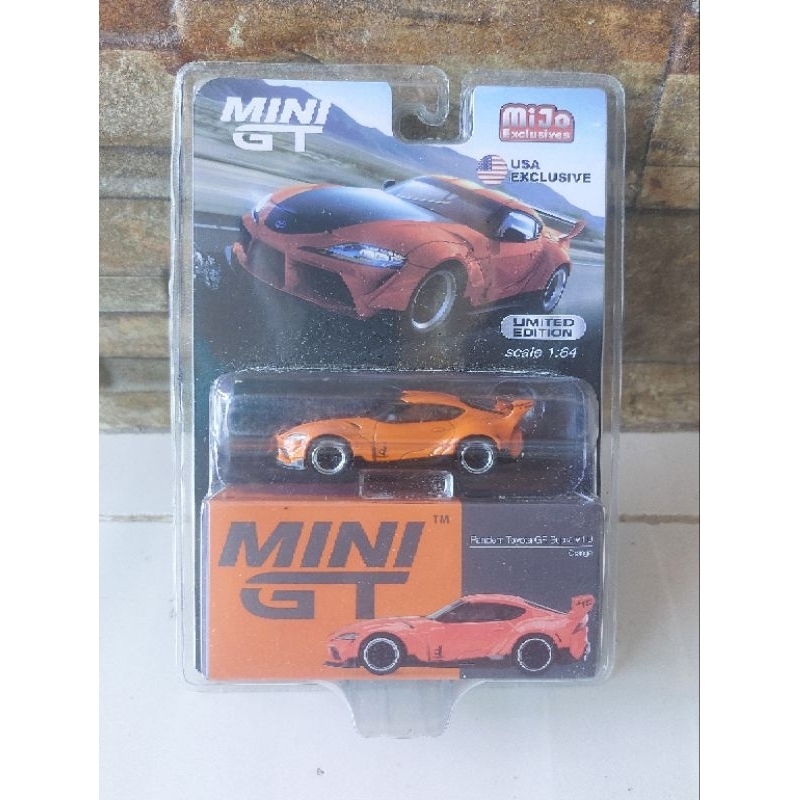 Mini GT Pandem Toyota Supra GR Orange