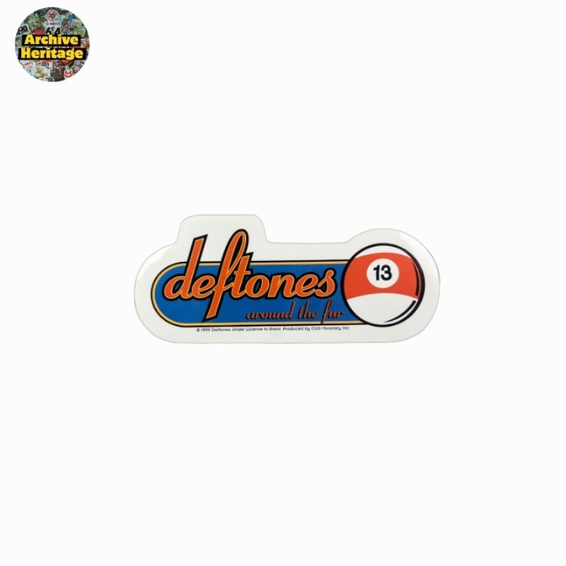 

sticker DEFTONES Band rock pool logo stiker alternative rock metal