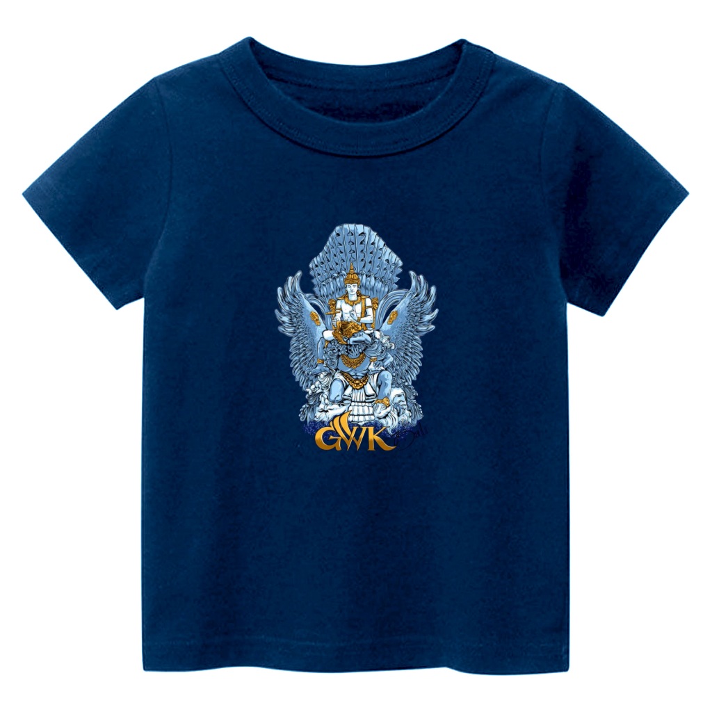 KAOS OBLONG ANAK UNISEX KATUNCOMBED SOFT SABLON DTF GAMBAR KARAKTER GWK BALI