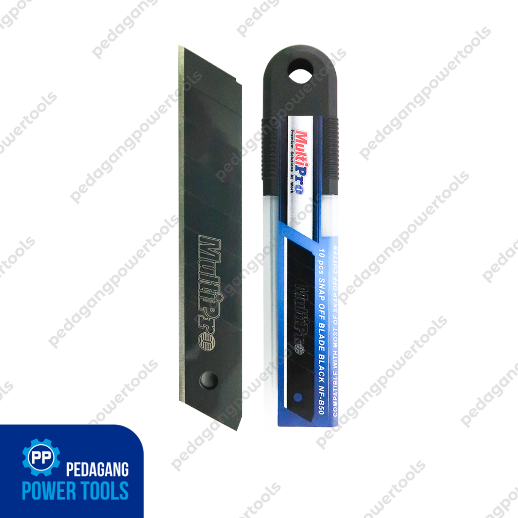 

MULTIPRO B50 SET 10 PCS ISI MATA PISAU KATER 18 MM REFILL CUTTER BLADES