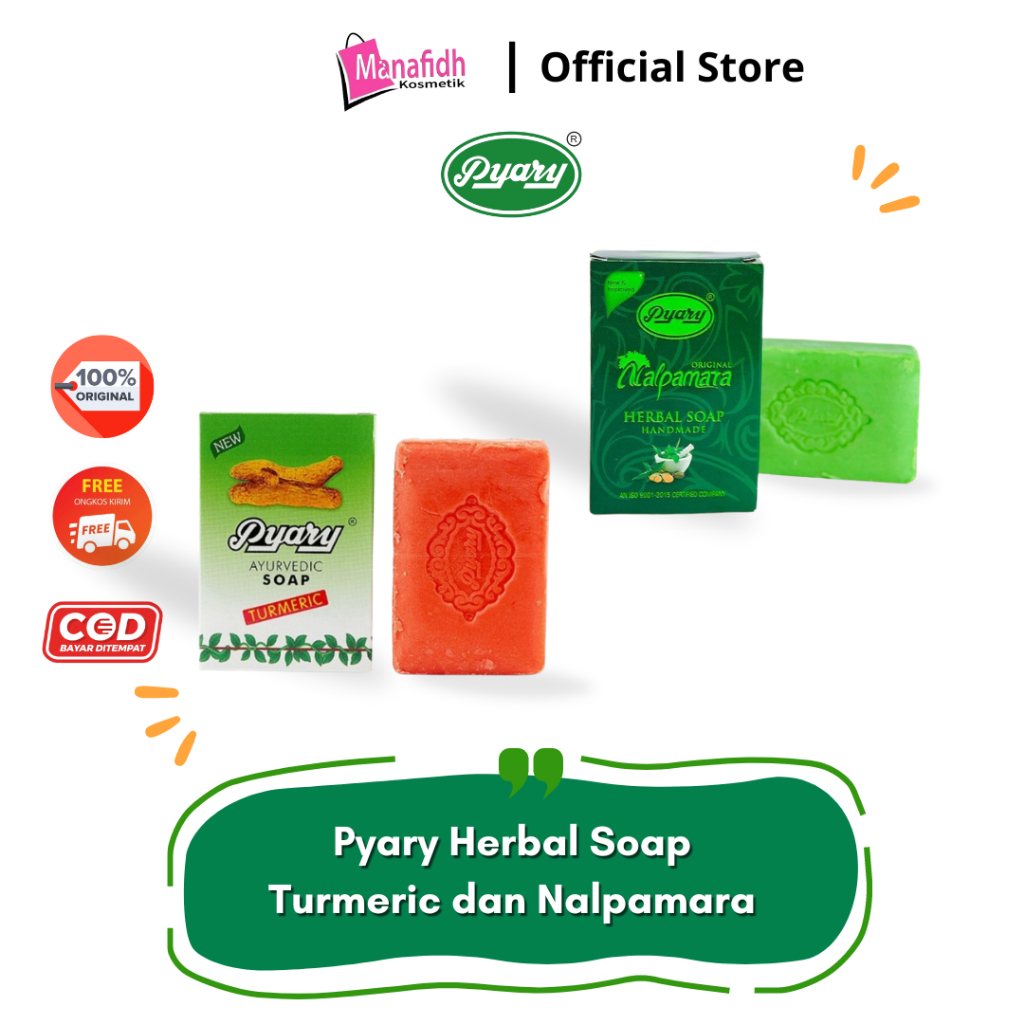 Pyary Sabun Arab Turmeric Nalpamara Soap Original