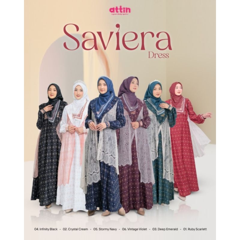 SAVIER SAVIERA SARIMBIT BY ATTIN HIJAB gamis Koko dewasa